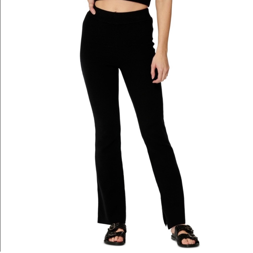 Sofia Richie pull-on sweater flare pants